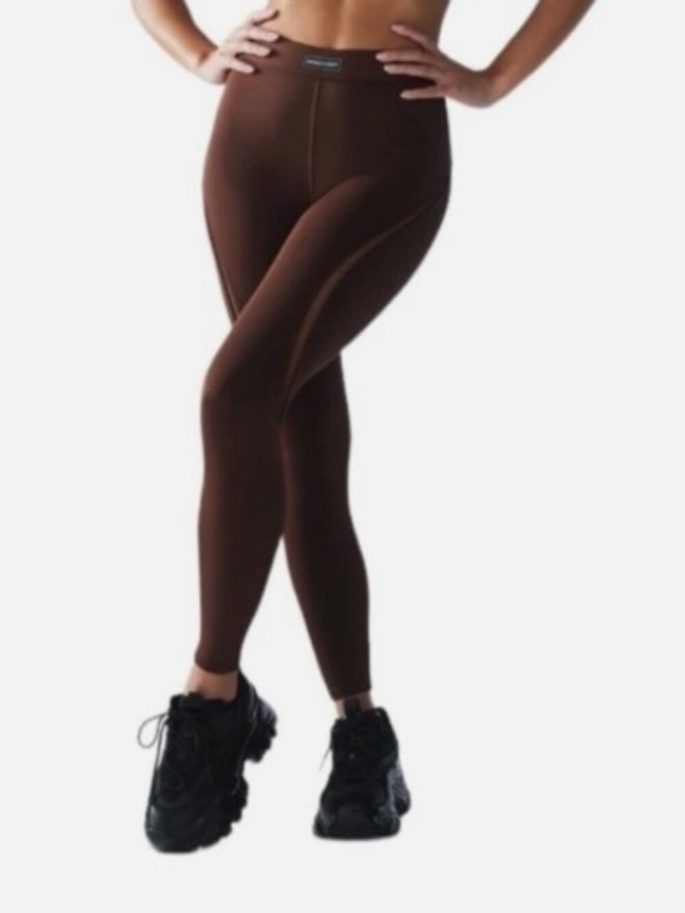 Savage x Fenty Flow High Waist Leggings Brown Sm
